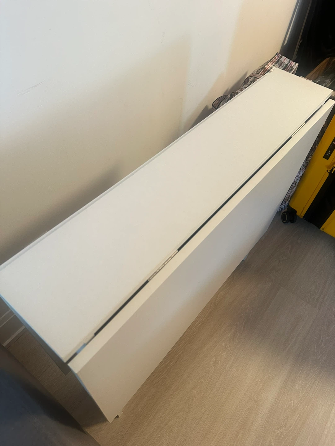 MOVING SALE✨ HOMCOM White Folding Dining Table with Wheels - photo 5