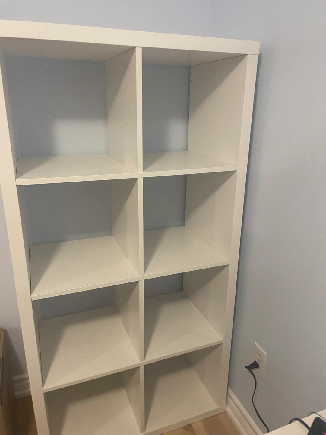 IKEA White 8-Cube Storage Unit - photo 2