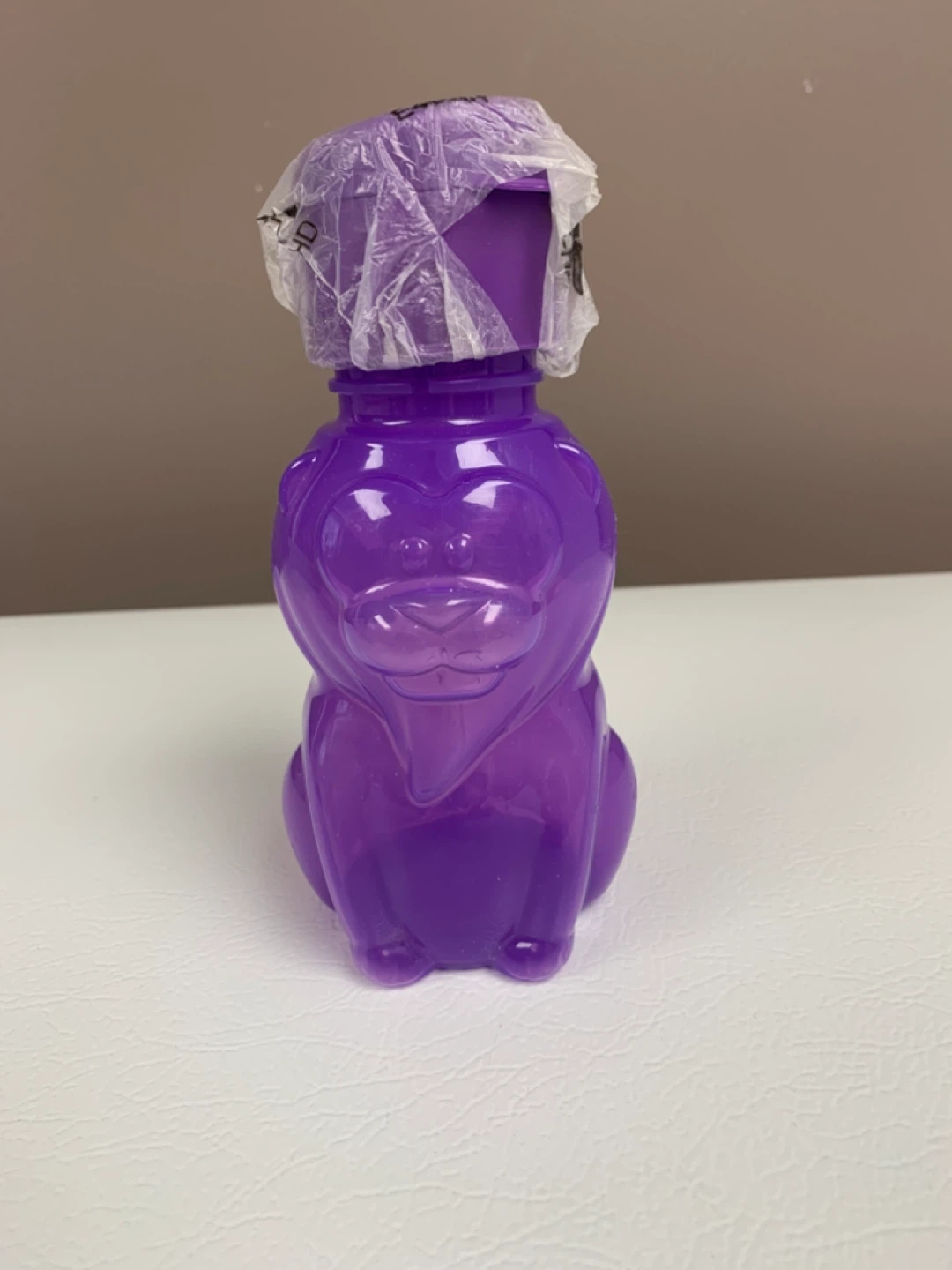 Tupperware Purple Lion Kid's Water Bottle 12 oz