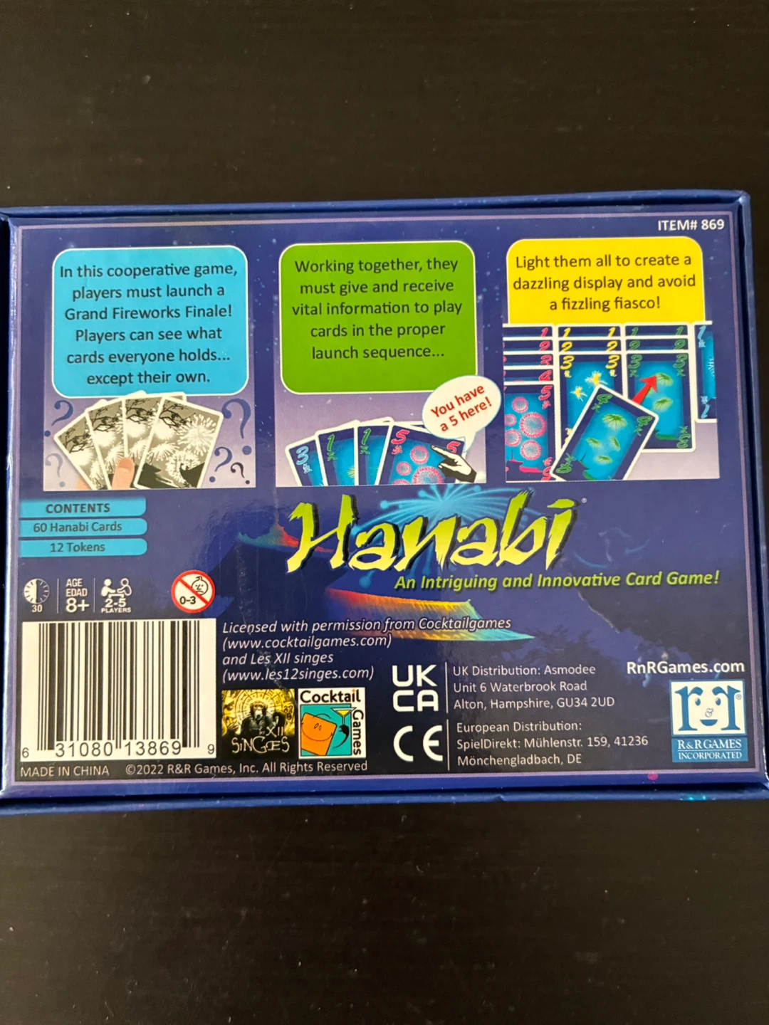 Hanabi Card Game - photo 2