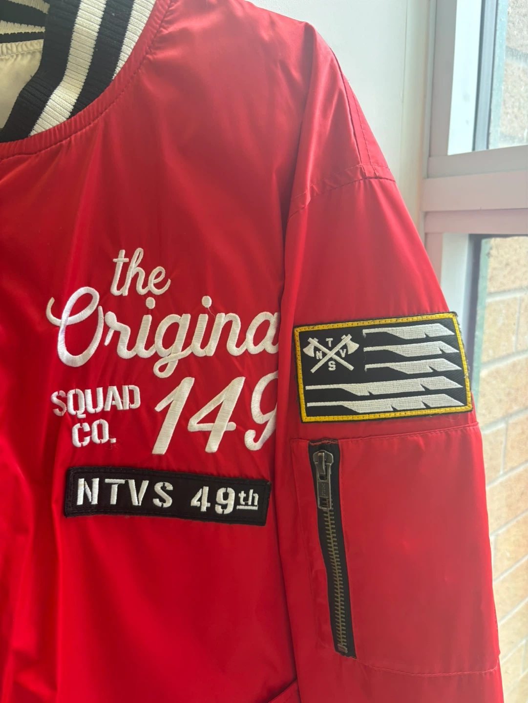 N.T.V.S. The Originals Bomber Jacket - Red - photo 3