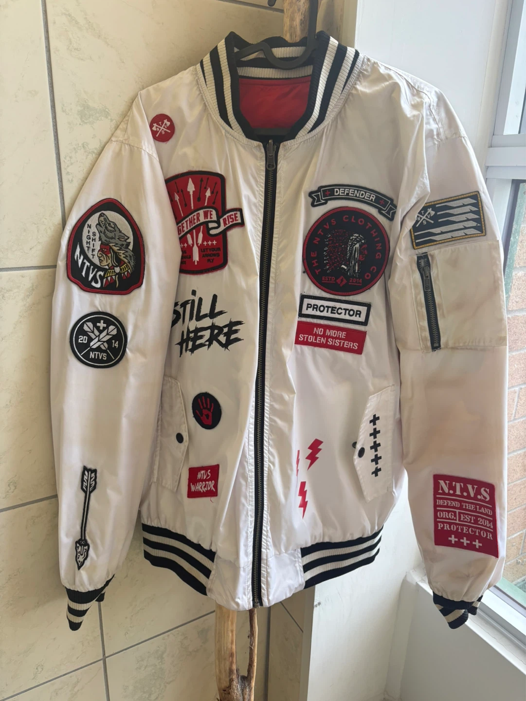 N.T.V.S. The Originals Bomber Jacket - Red - photo 4