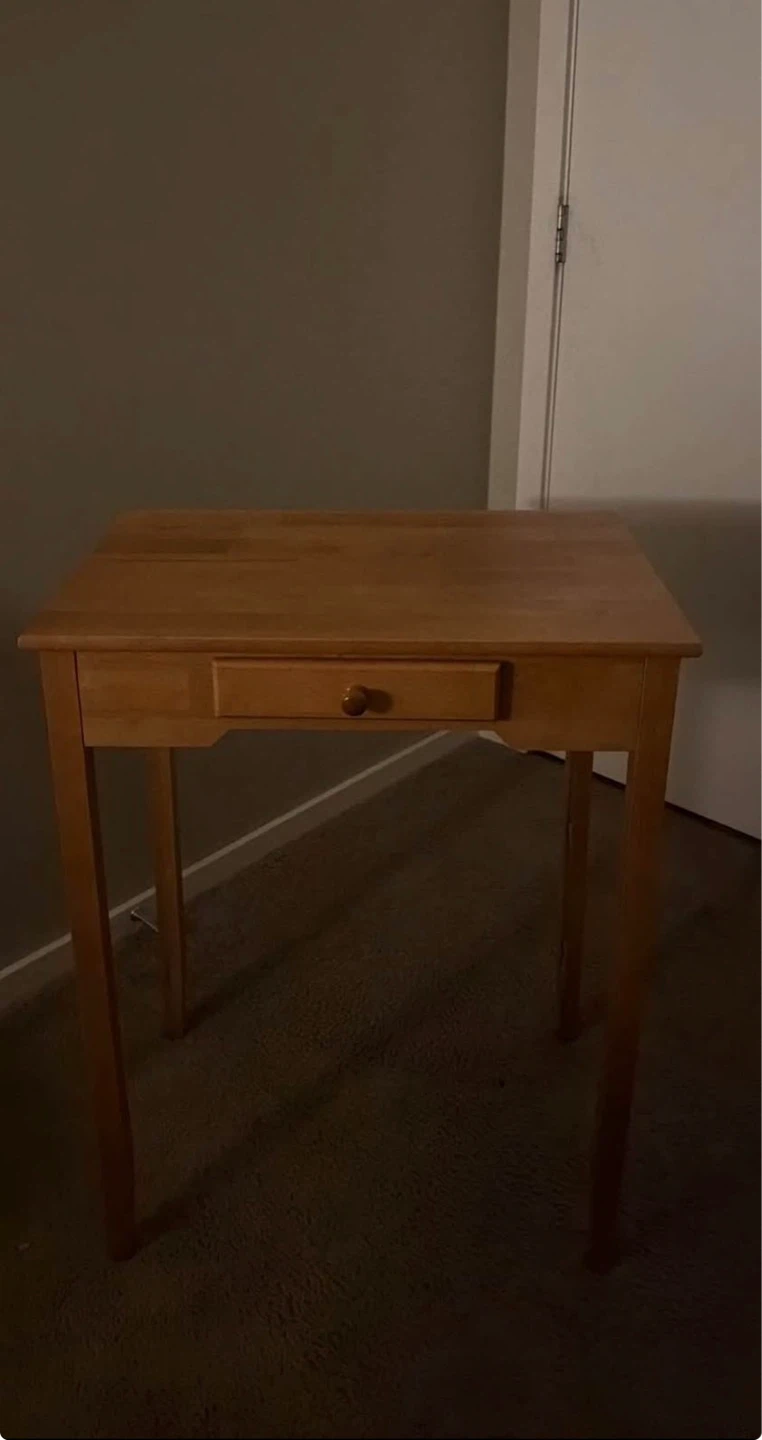 Wooden Desk with Drawer