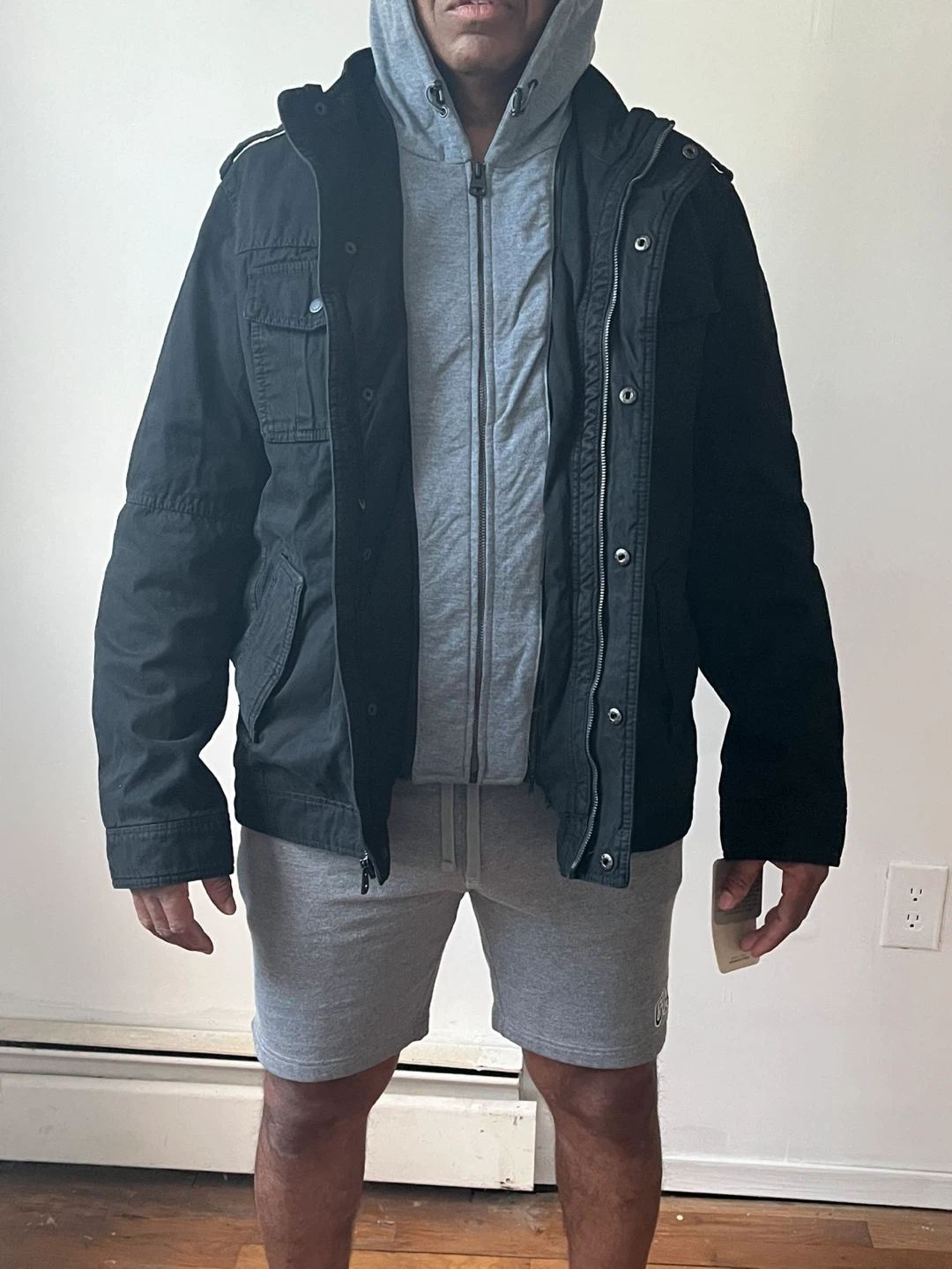 Levi's Men’s Black Sherpa Lined Two Pocket Hooded Trucker Jacket - photo 4