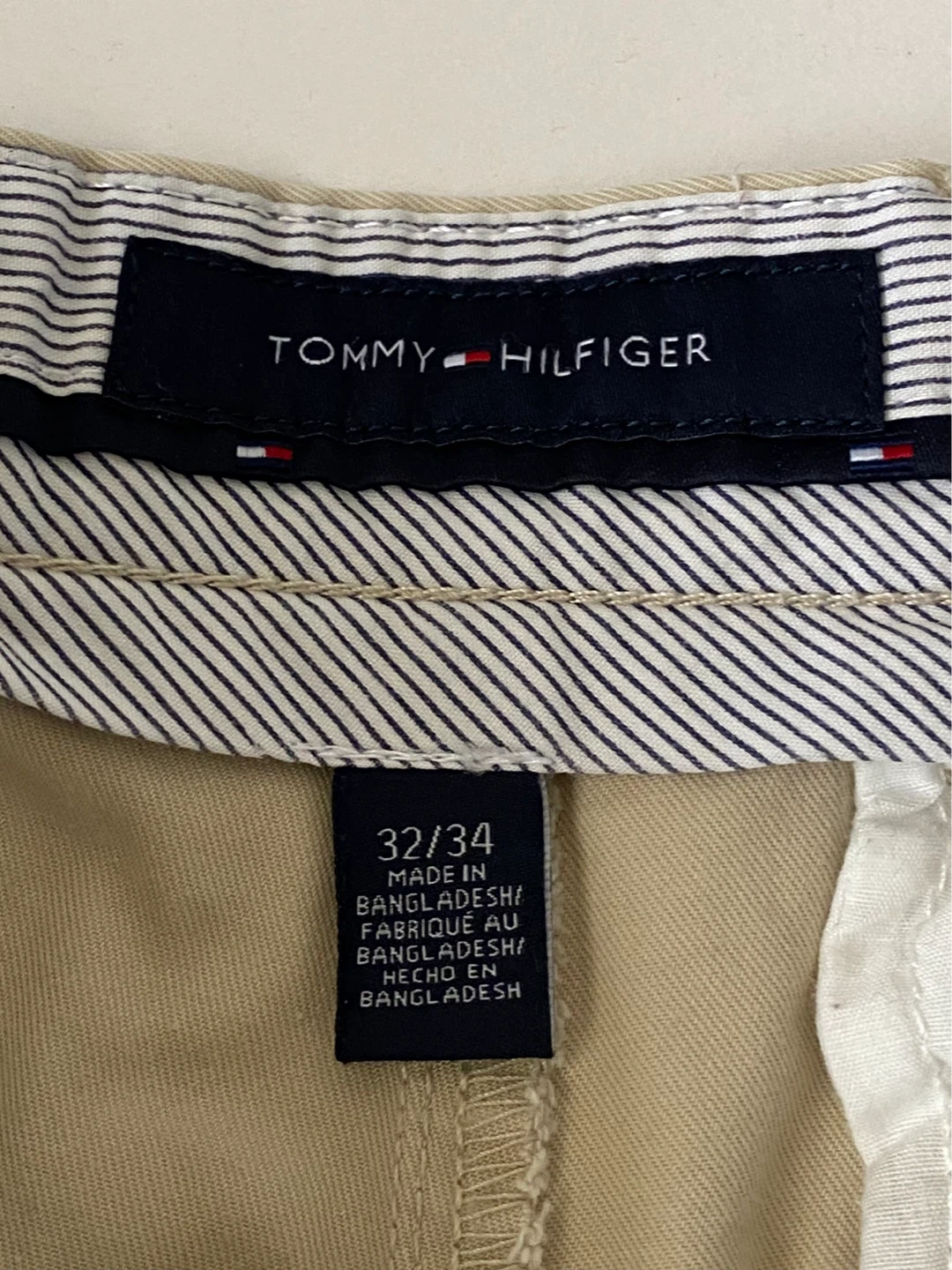 Tommy Hilfiger Men's Khaki Chinos Size 32/34 - photo 3