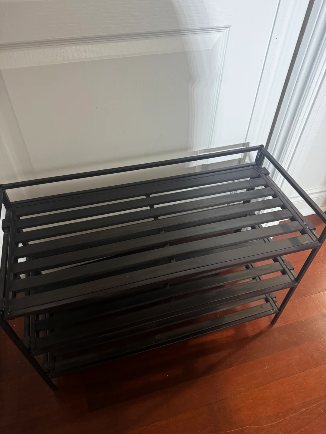 3-Tier Metal Shoe Rack - photo 2