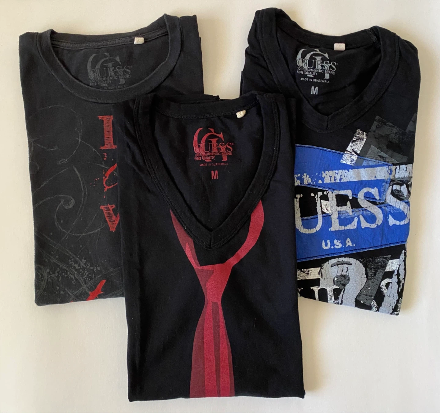 Guess T-Shirts - Size Medium