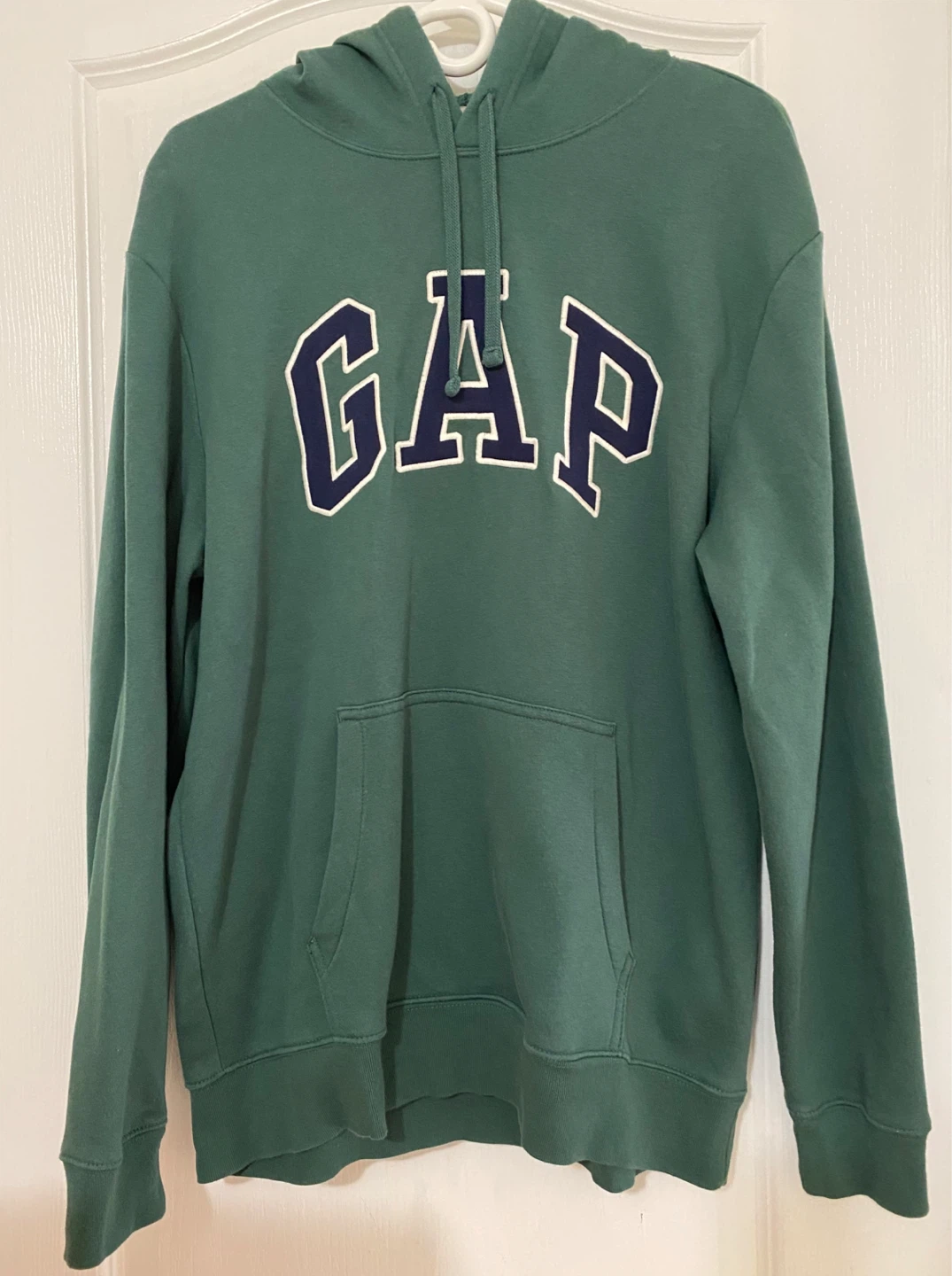 GAP Green Logo Hoodie - Size LG