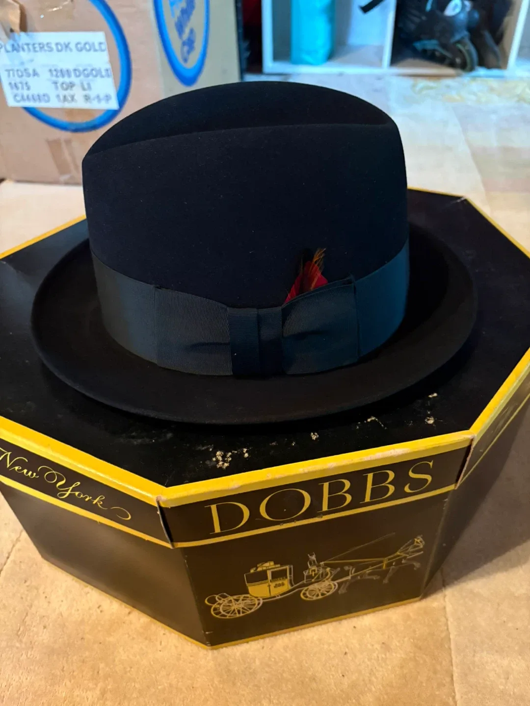 Dobbs Fifth Avenue Black Felt Hat - photo 2