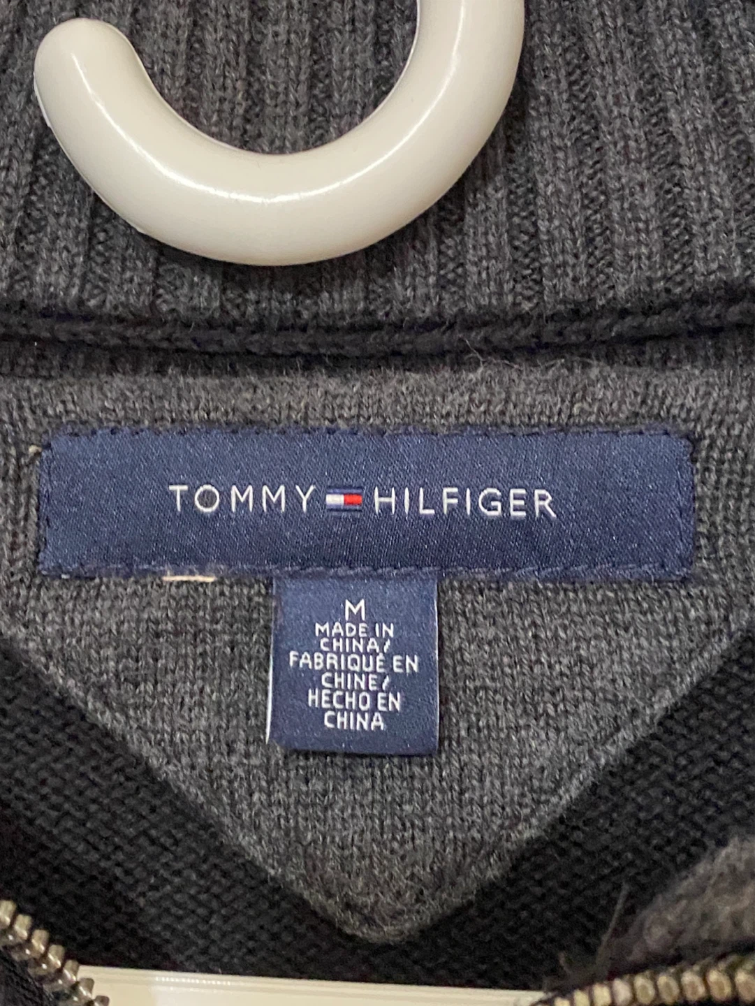 Tommy Hilfiger Full Zip Sweater - Size M - photo 2