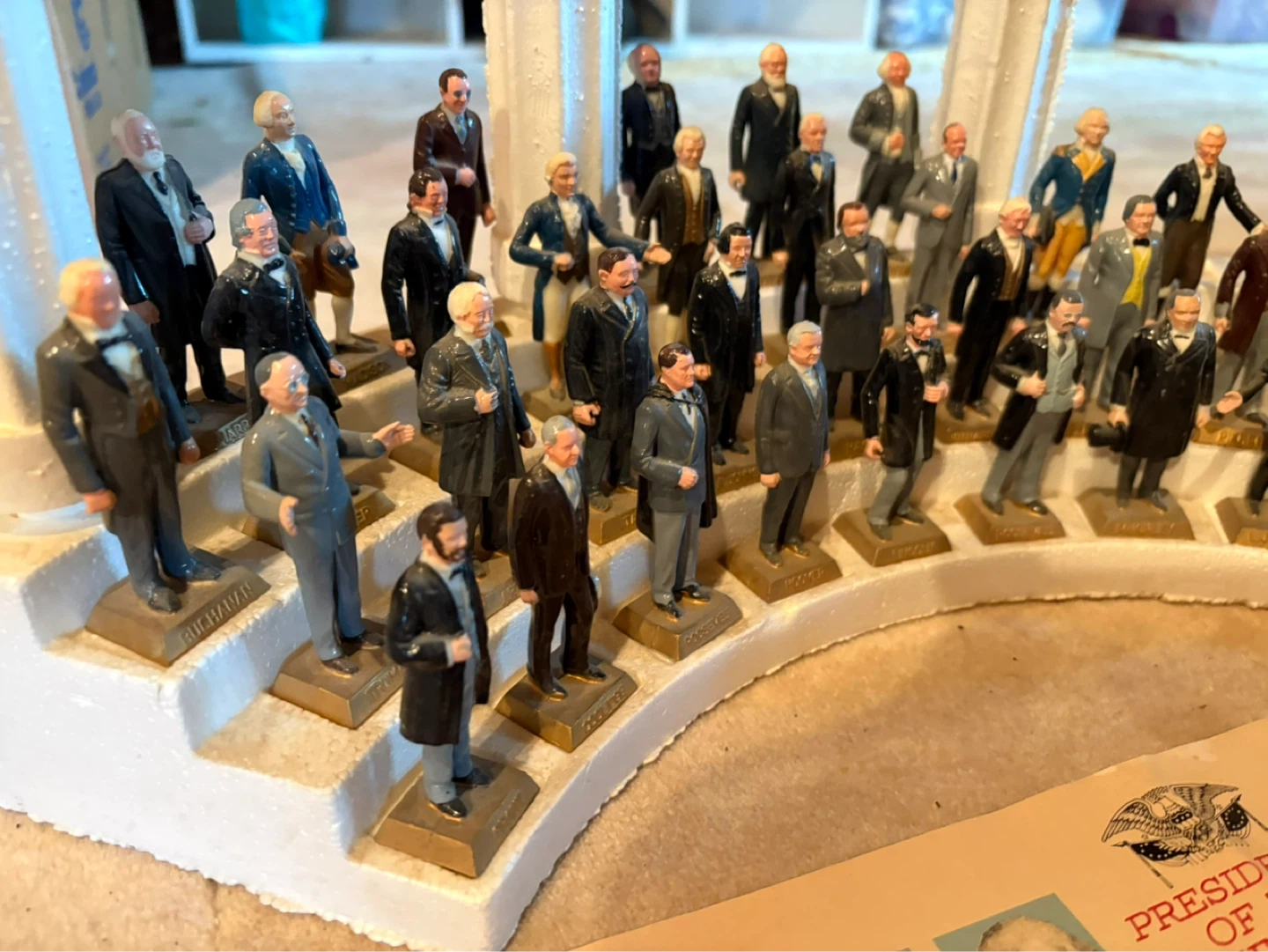 President of the United States Miniature Figures Display - photo 2