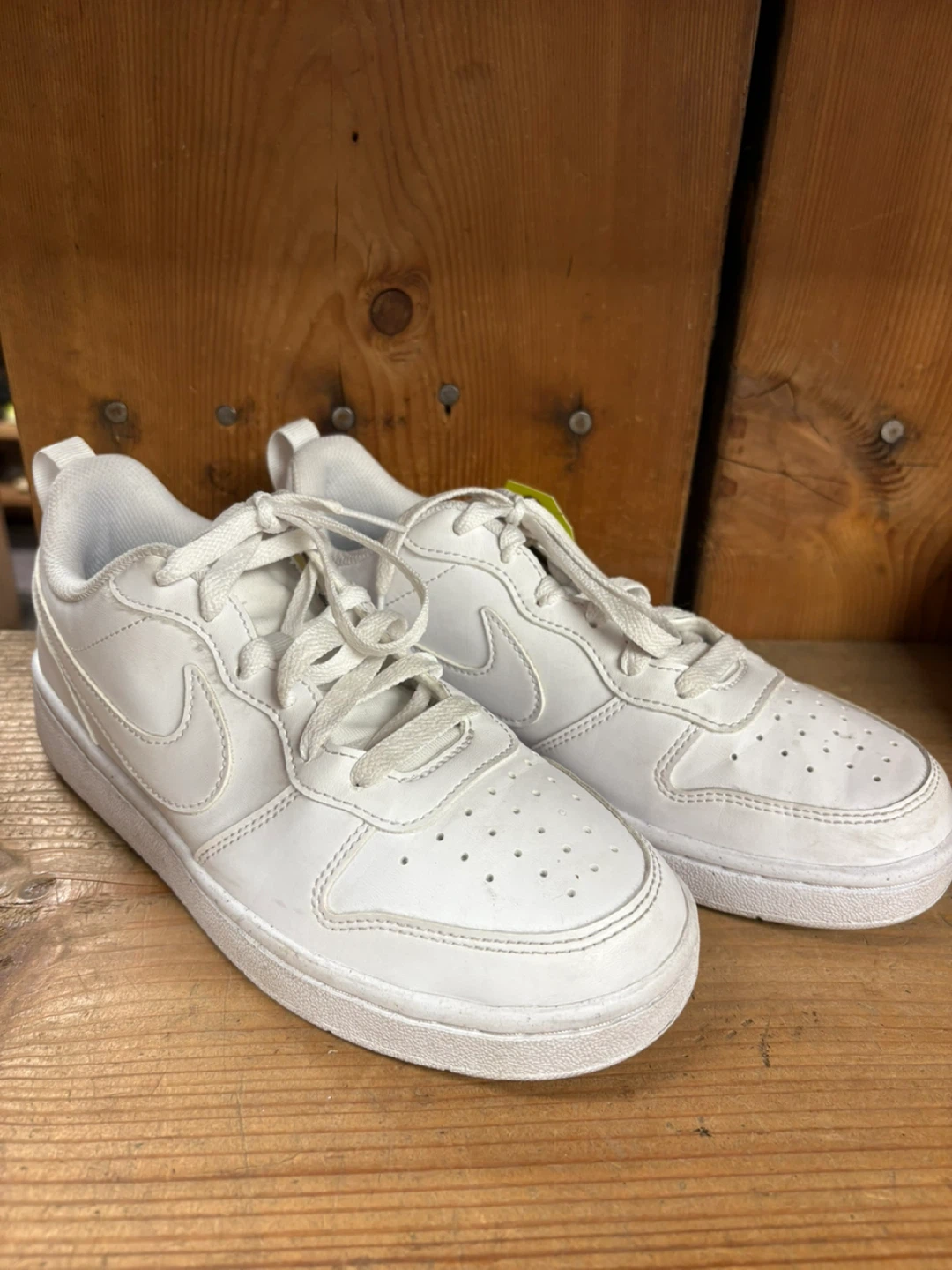 White air forces size 6