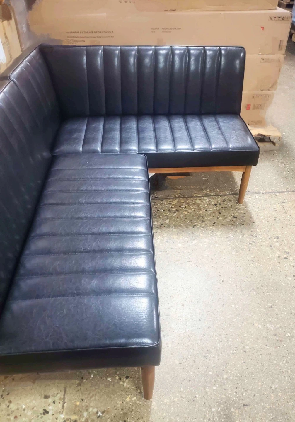 New Mid Century Modern Banquette Sectional Sofa Seating - photo 3