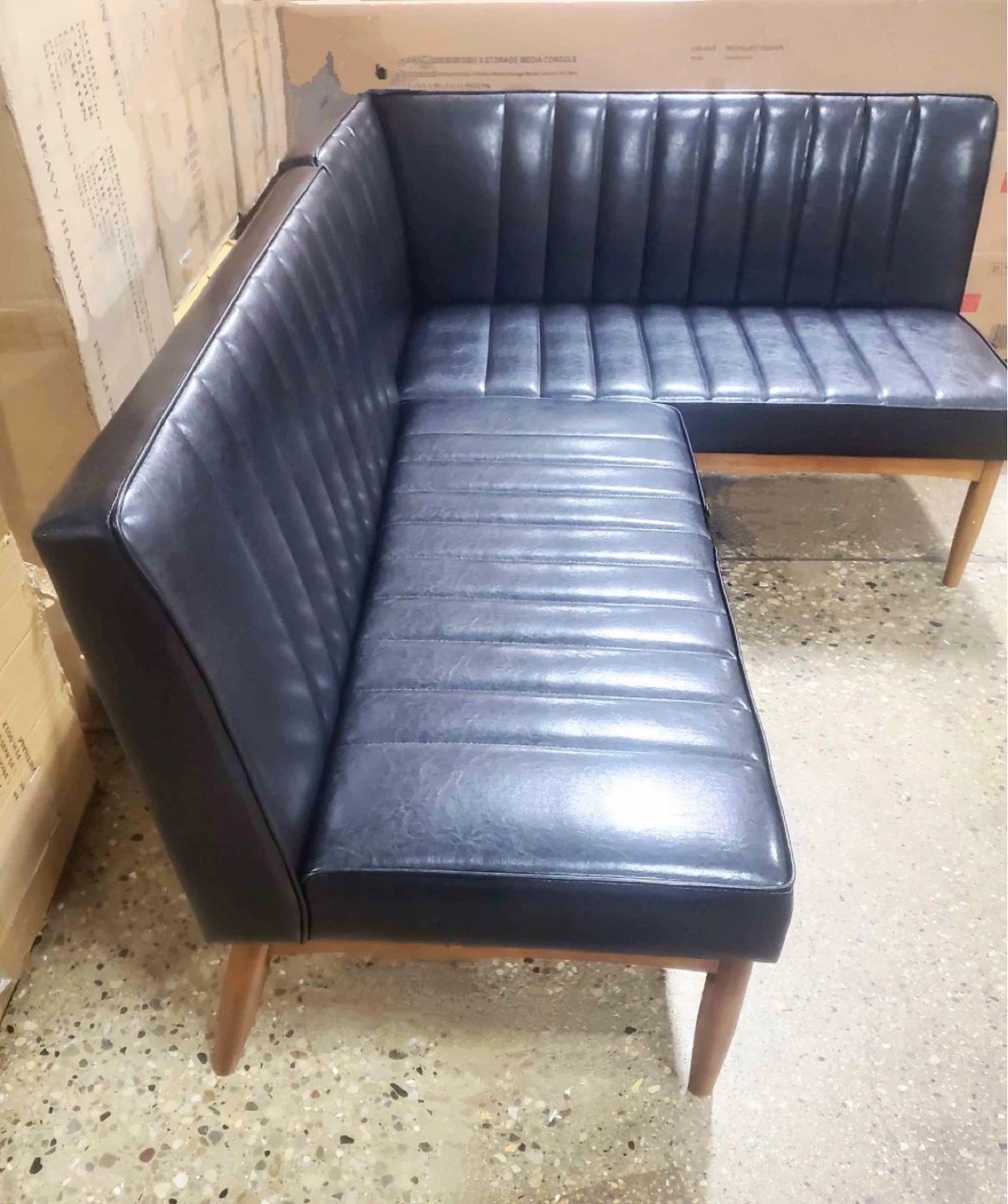 New Mid Century Modern Banquette Sectional Sofa Seating - photo 2