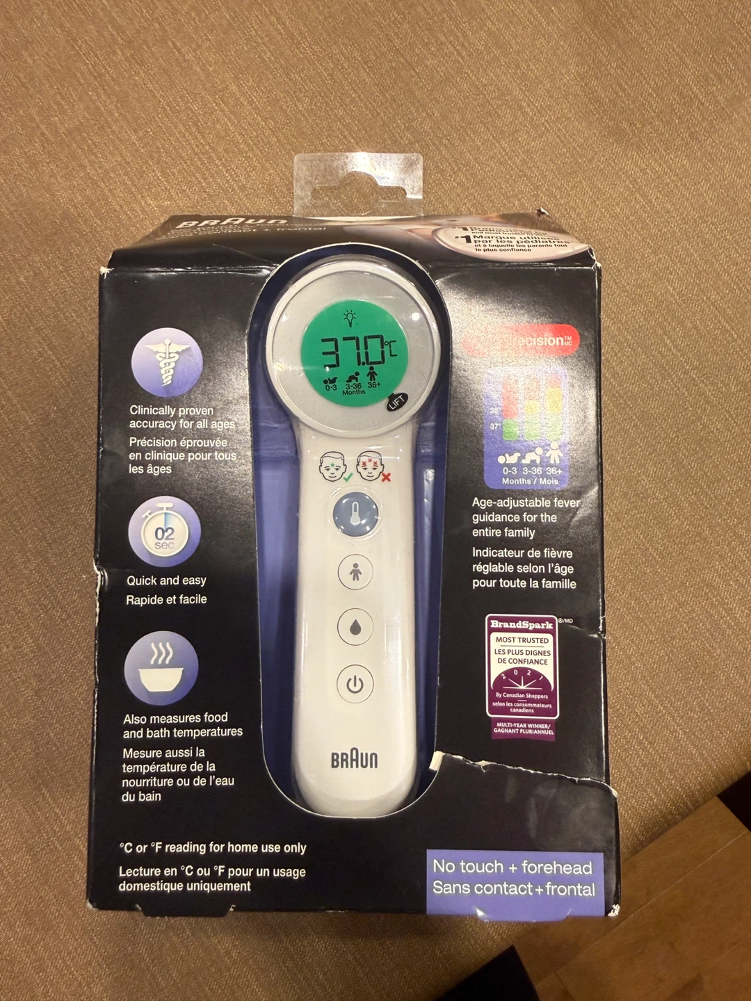 Braun No Touch + Forehead Thermometer