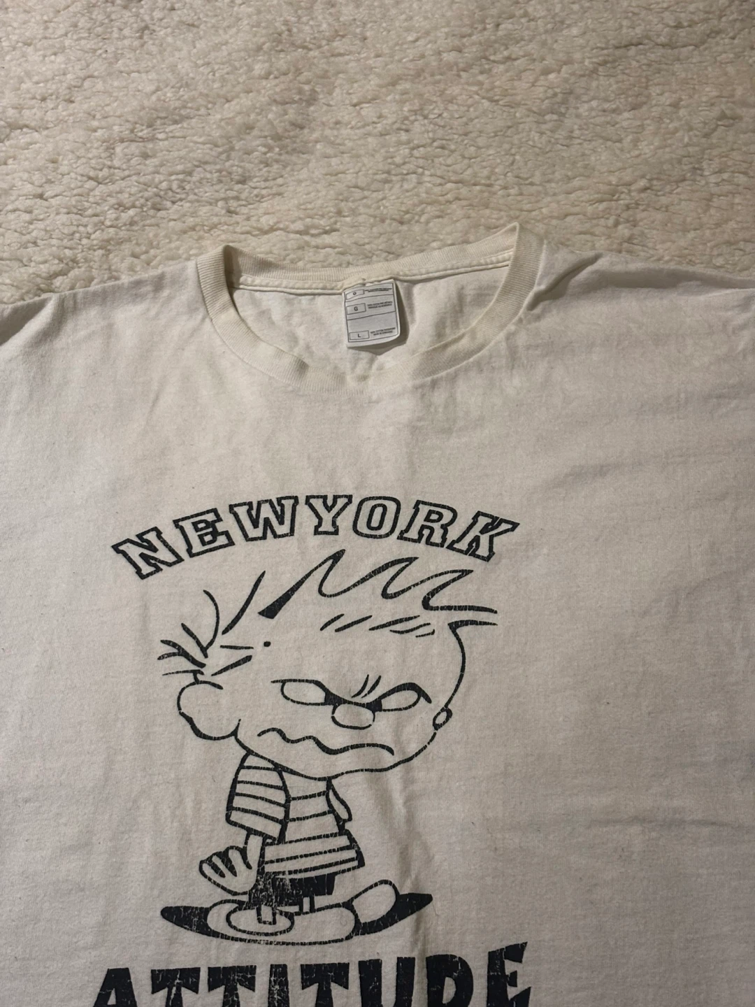 White New York Attitude Graphic T-Shirt - photo 3