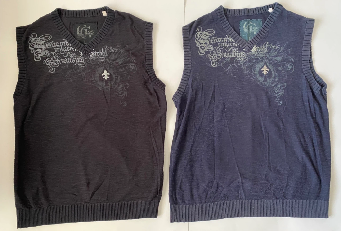 Guess Sleeveless V-Neck Sweater Vest