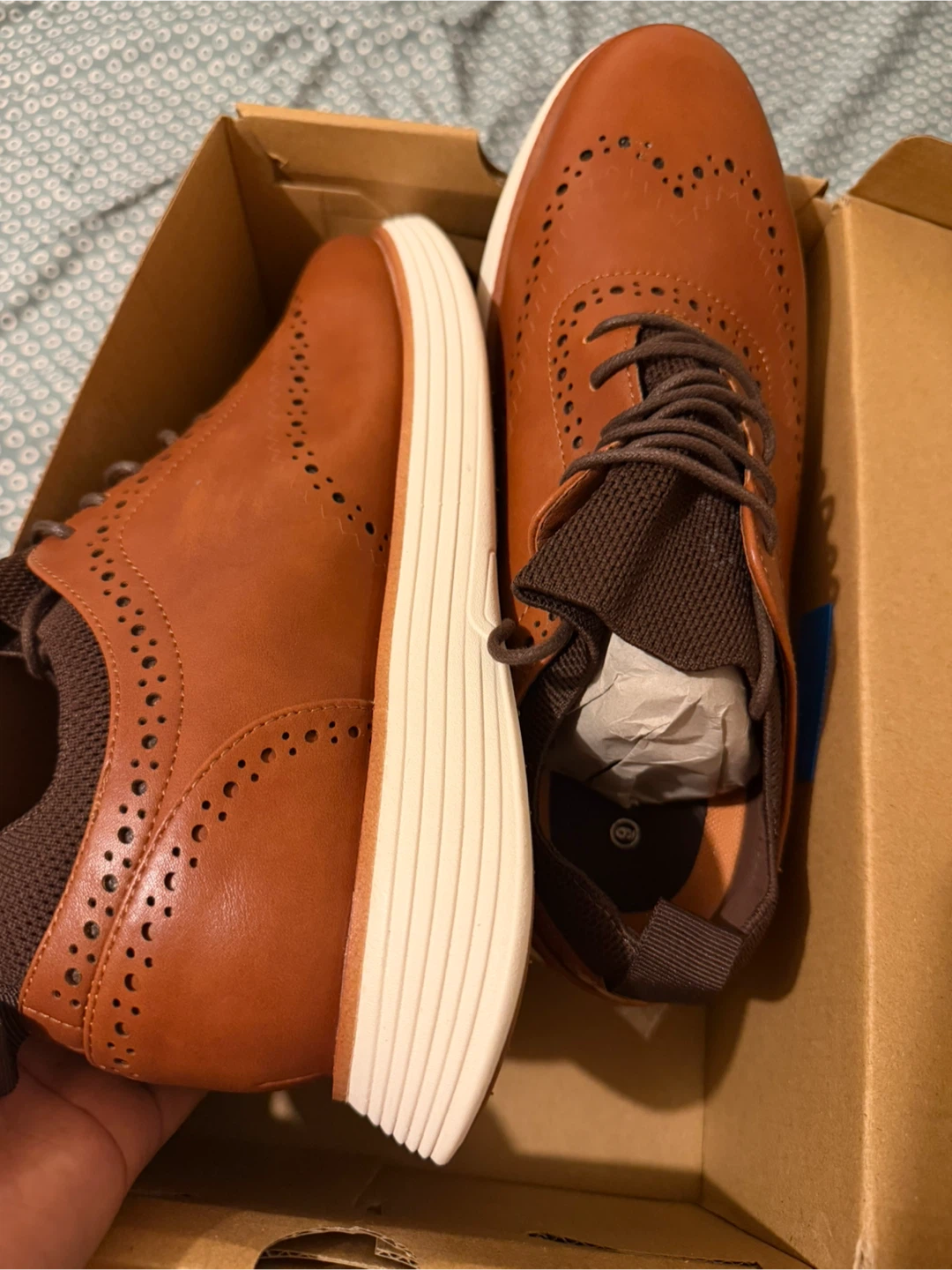 Bruno Marc Men's Wingtip Brogue Shoes