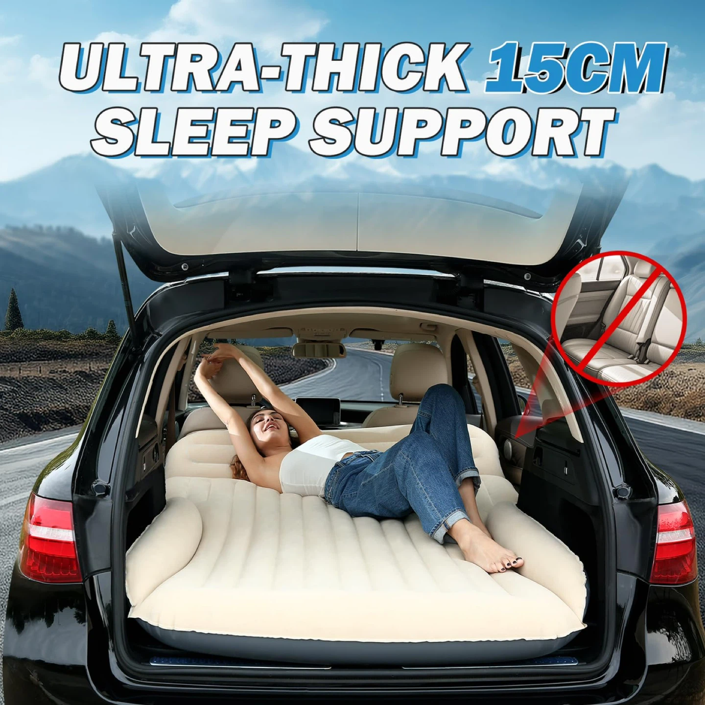 Ciremiv Car Bed w the Most Car Complete Sleeping Accessories - photo 4