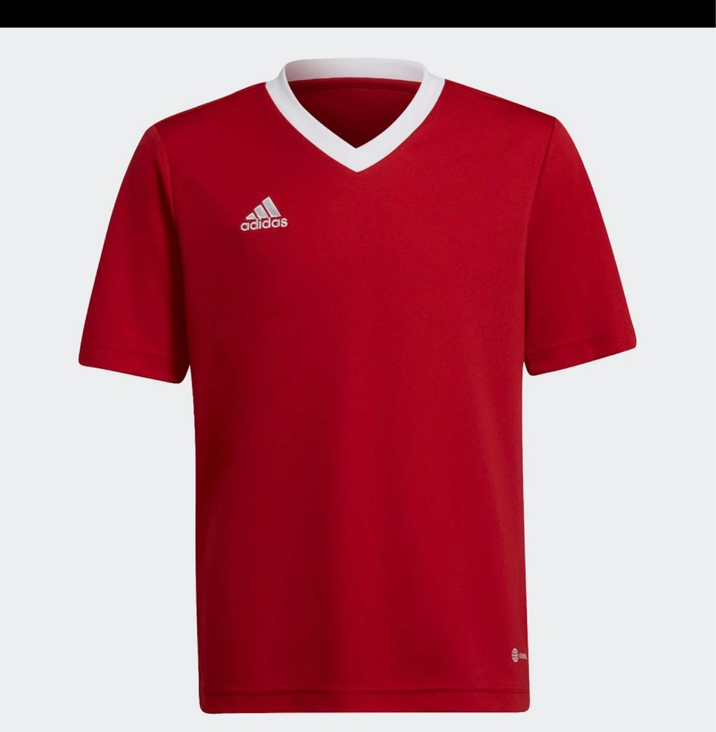 Adidas Red Short Sleeve Soccer Jersey
