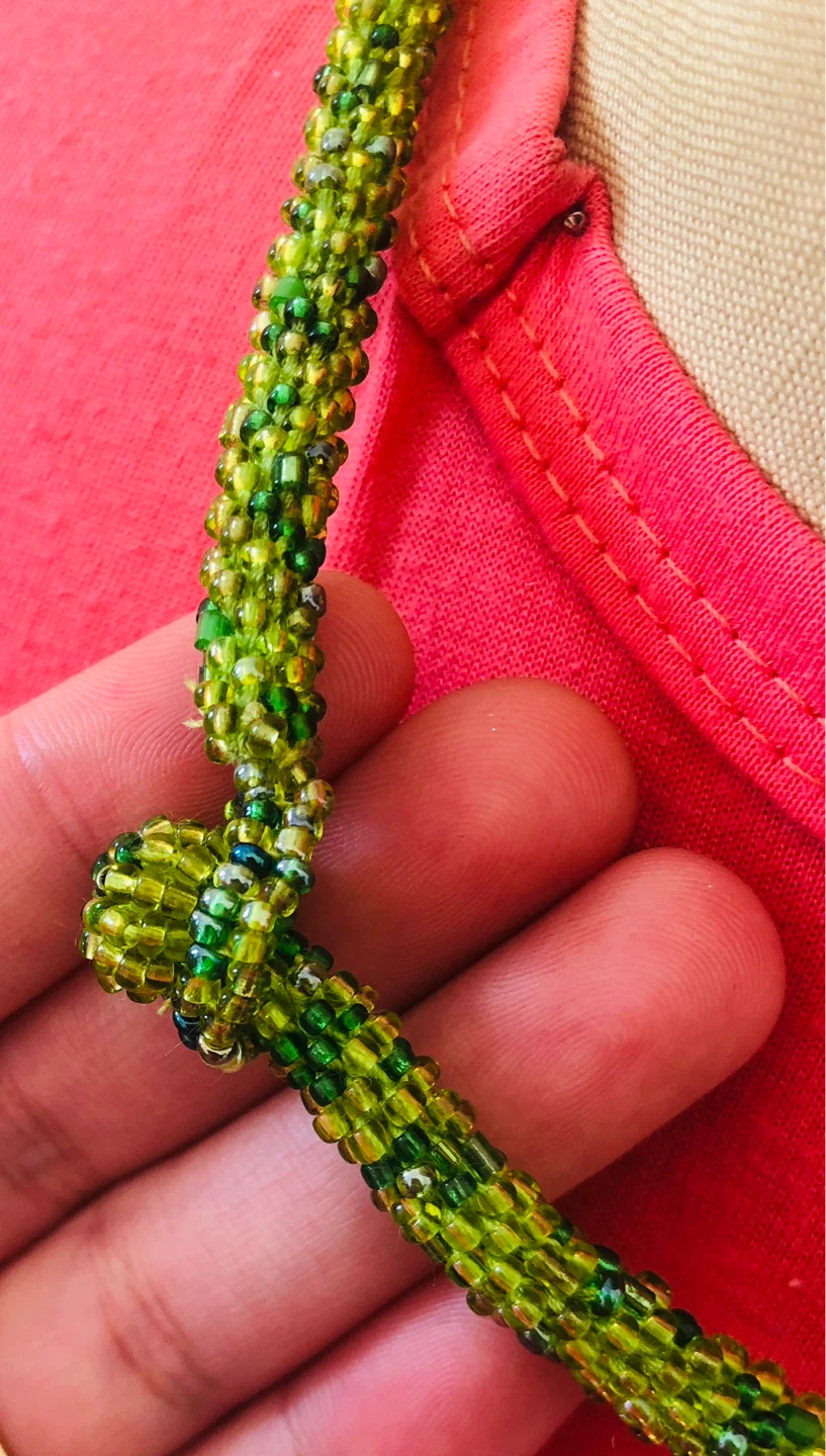 Green Beaded Necklace - photo 3