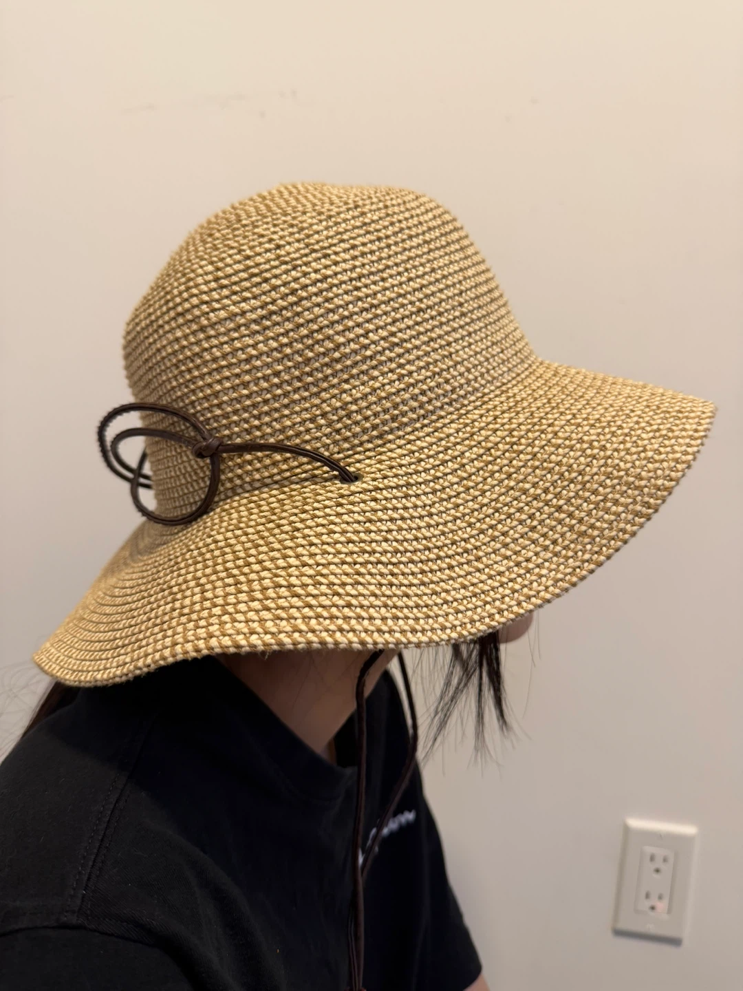 Solar Escape Straw Sun Hat with Chin Strap