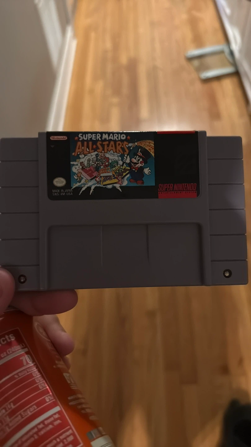 Super Mario All-Stars - Super Nintendo Game Cartridge