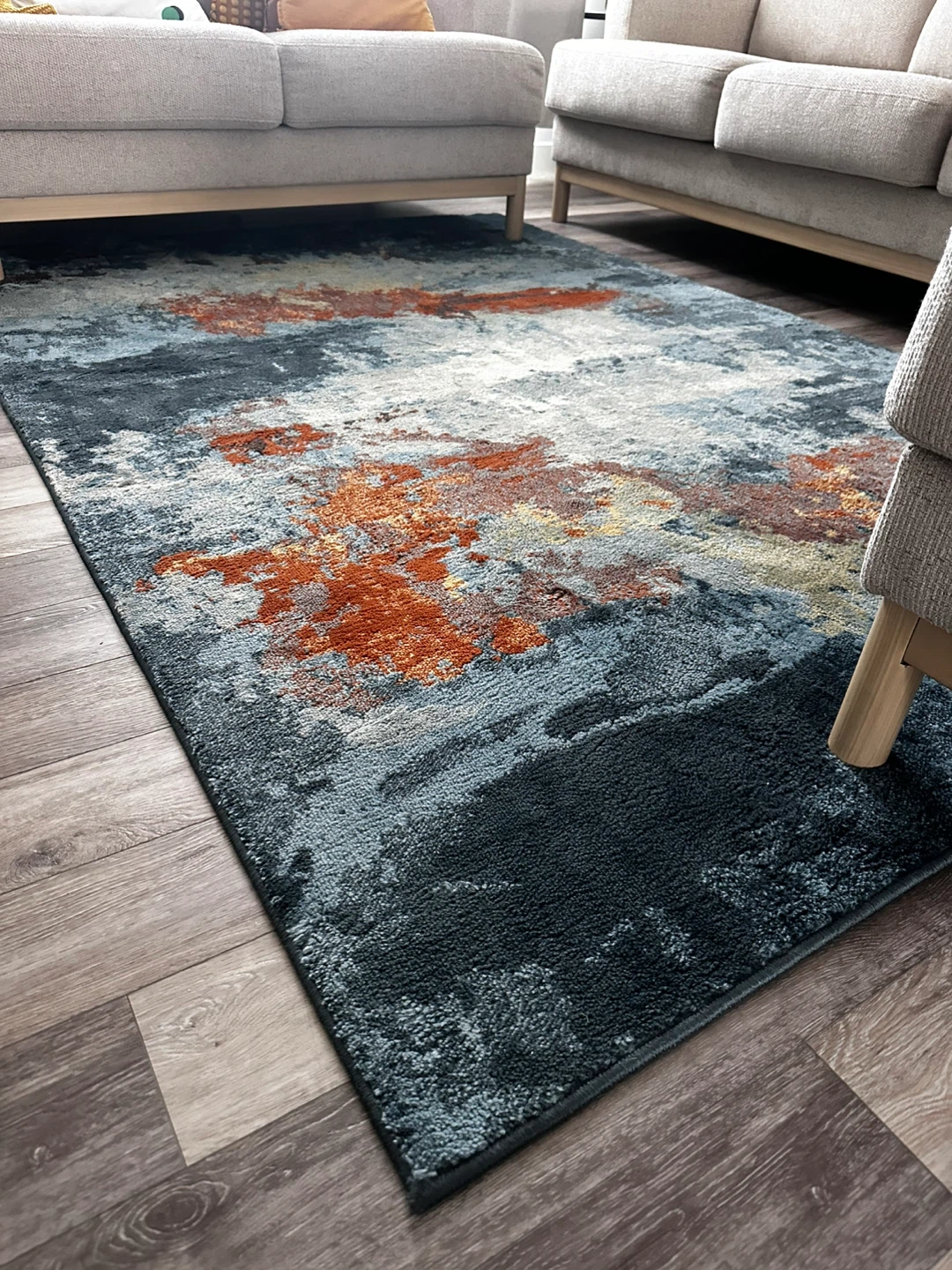 IKEA REERNÄS Low Pile Rug - Multicolor 160x235 cm - photo 3