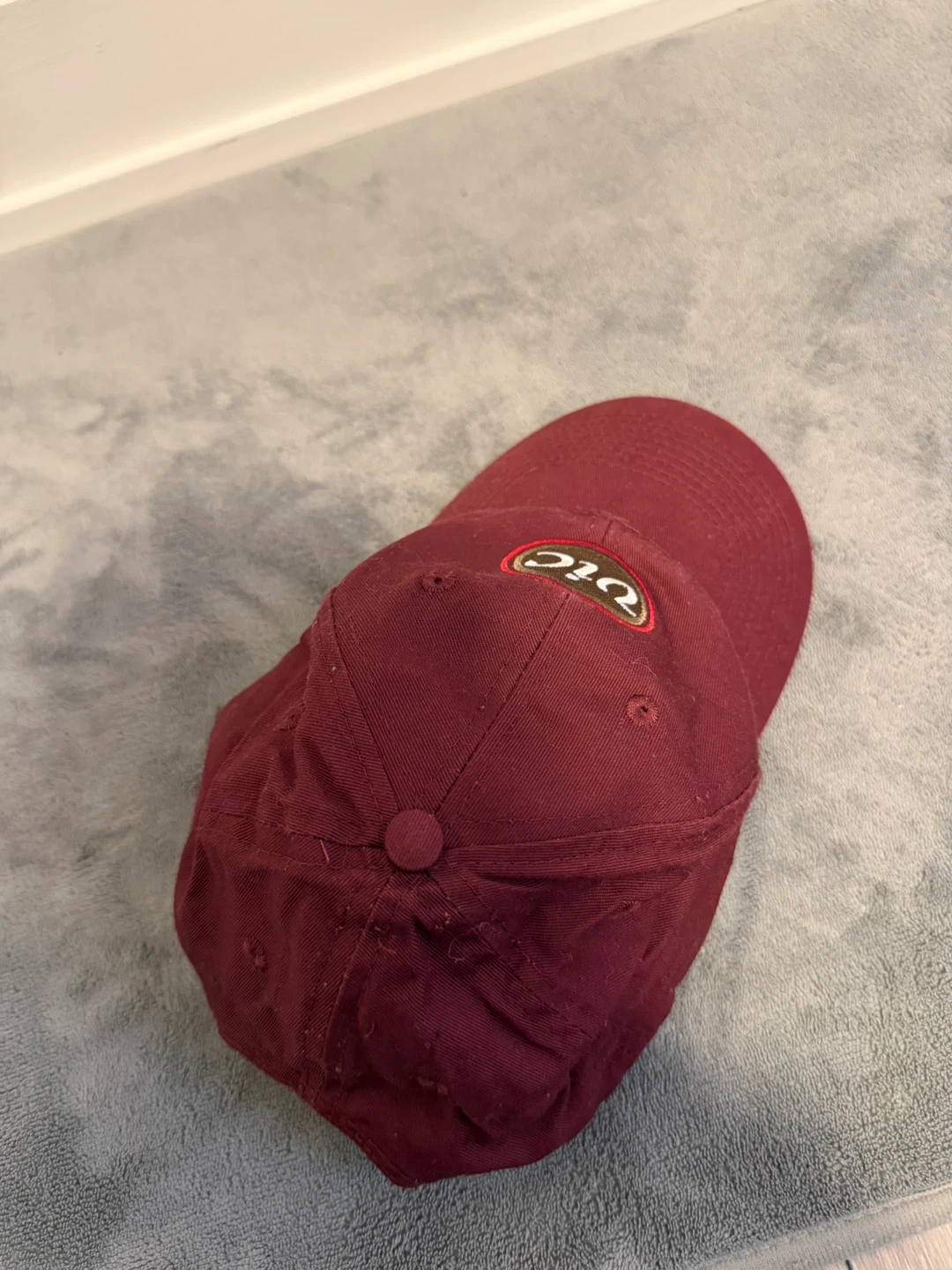 The Authentic  Baseball Cap - Burgundy - photo 3