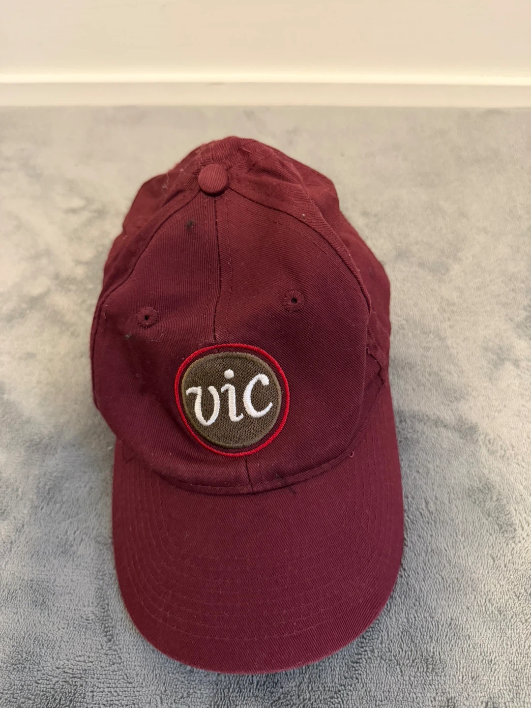 The Authentic  Baseball Cap - Burgundy