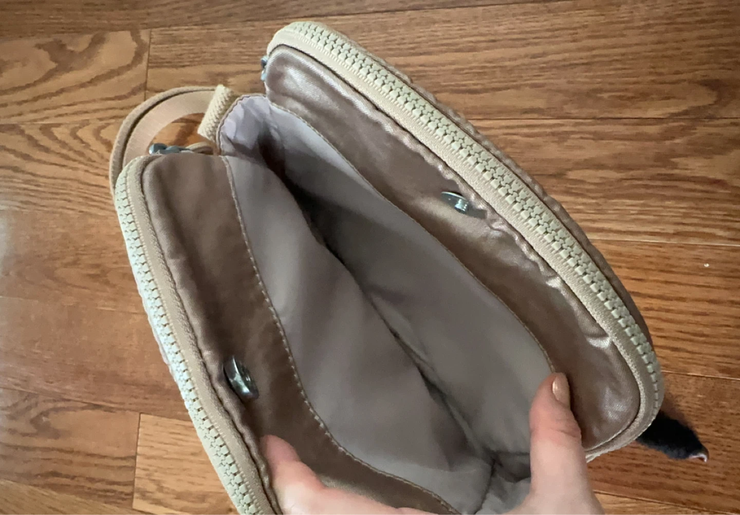Kipling Crossbody Bag with Monkey Charm - Rose Gold - photo 3