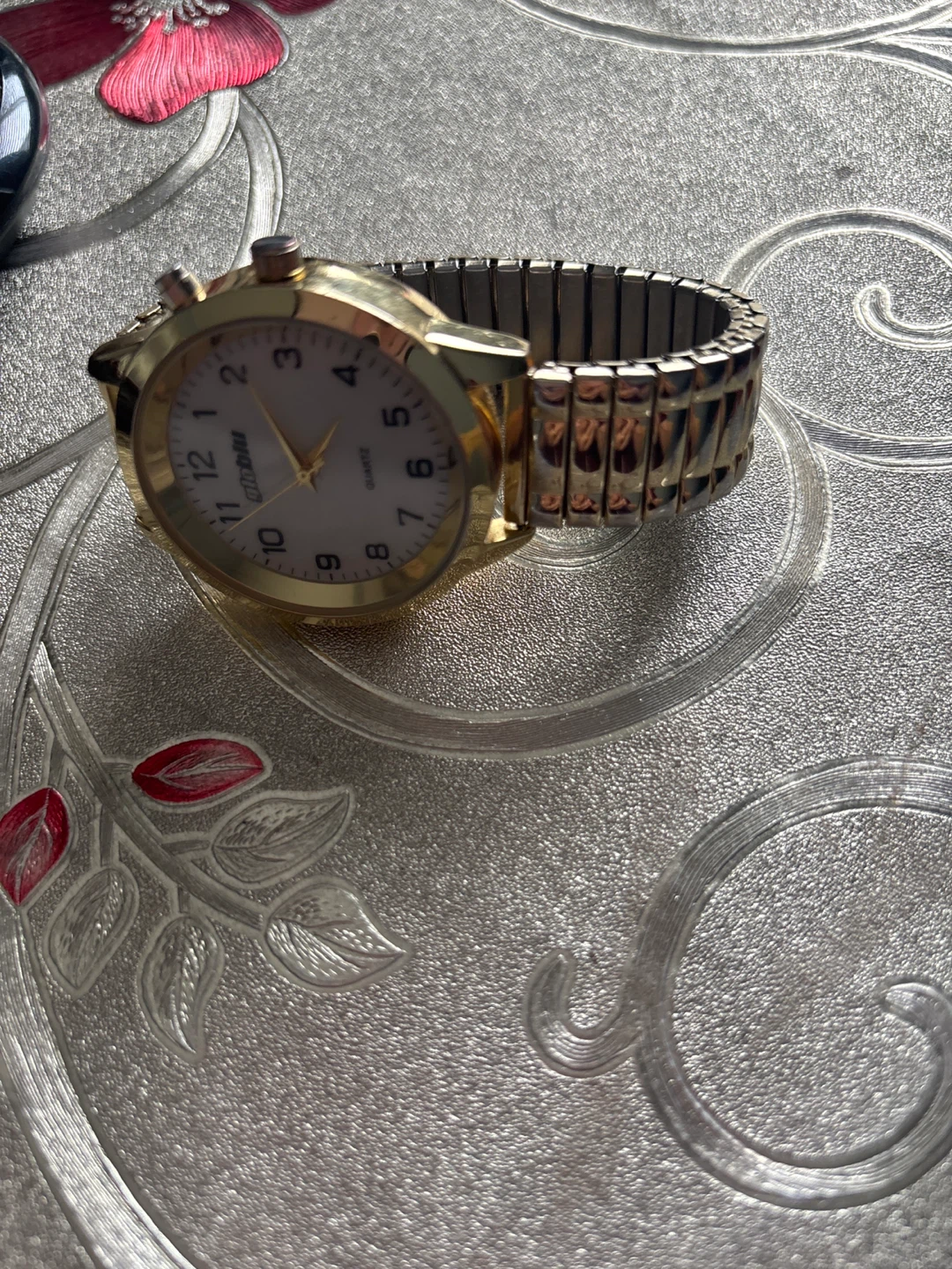 MitoBlu Quartz Gold-Tone Watch - photo 3
