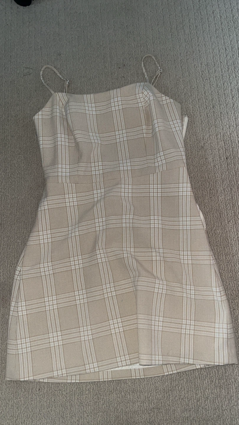 Wilfred Plaid Mini Dress Size 2