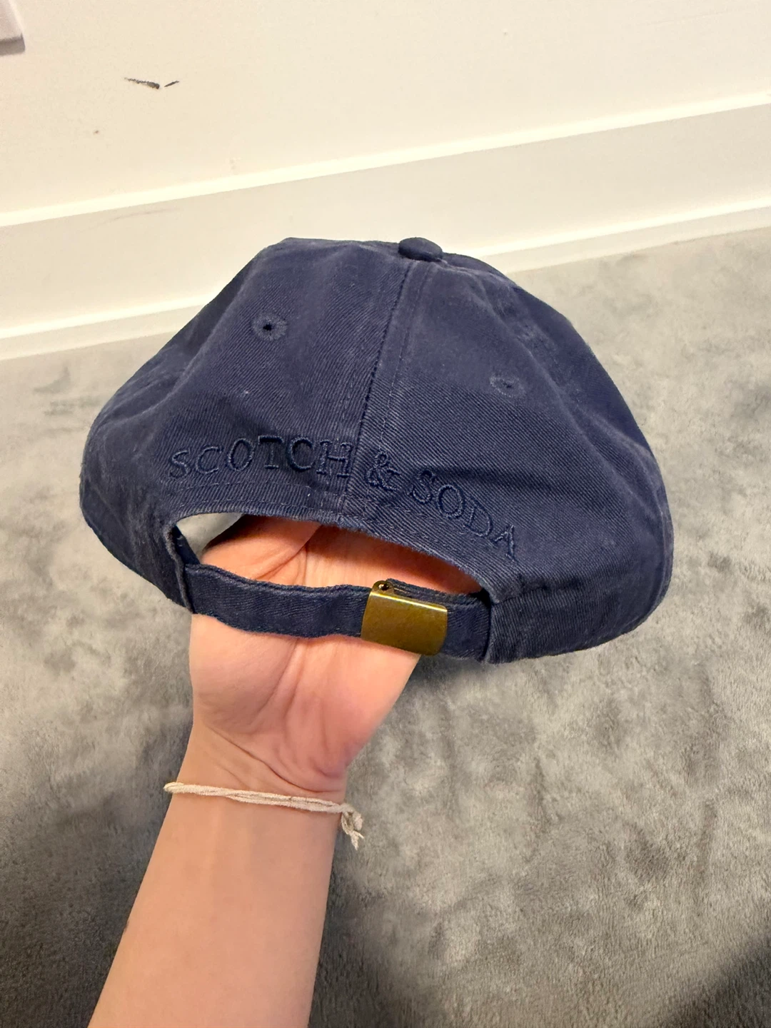 Scotch & Soda Navy Blue "NY" Baseball Cap - photo 2