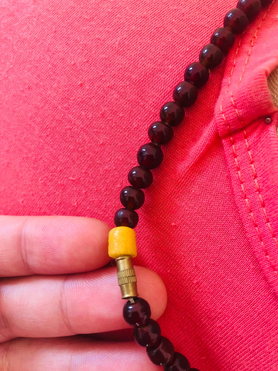 Vintage Glass Beads Necklace - photo 3