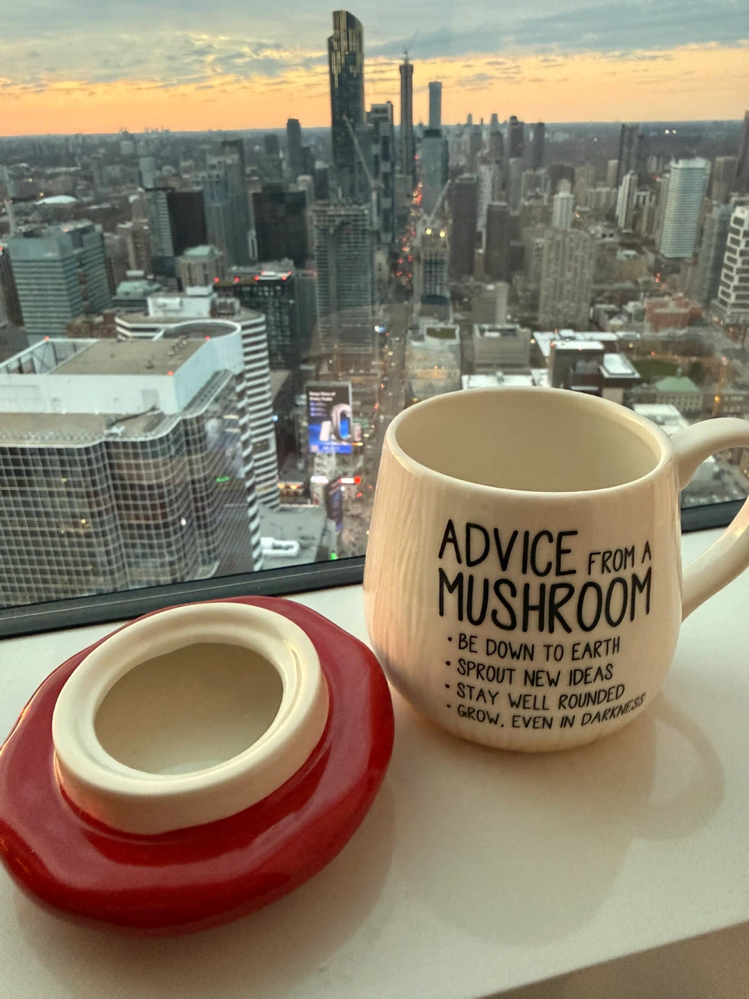 Our Name Is Mud Mushroom Mug with Lid (new) - photo 2