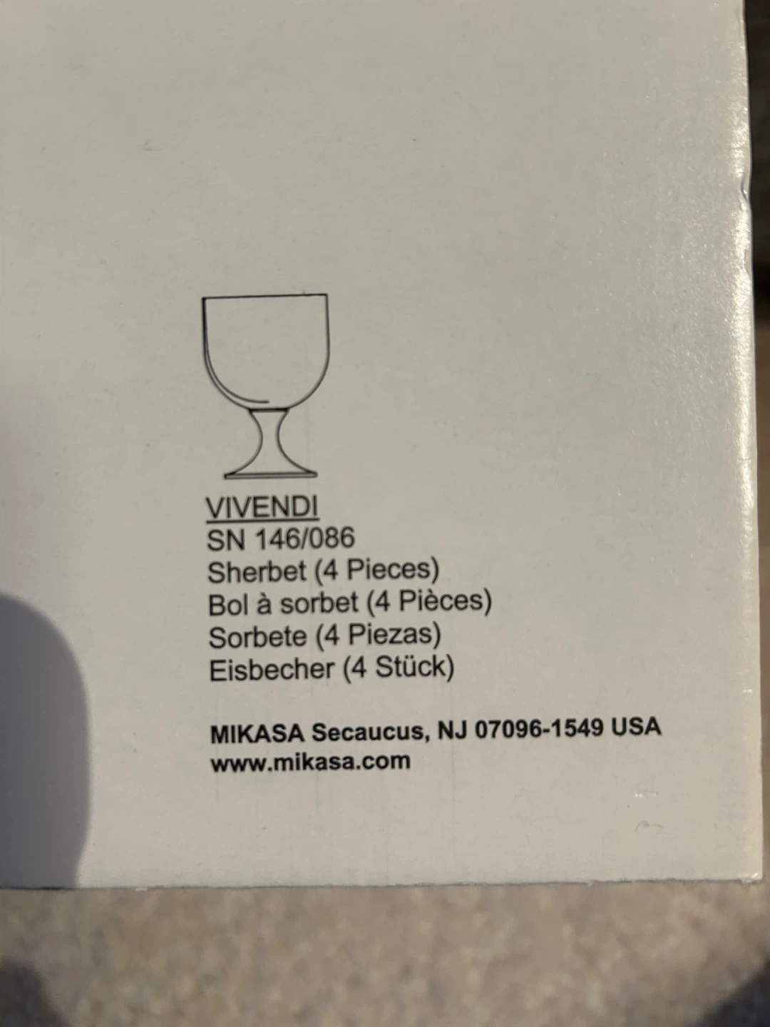 Mikasa Vivendi Sherbet Glasses (Set of 4) - photo 4
