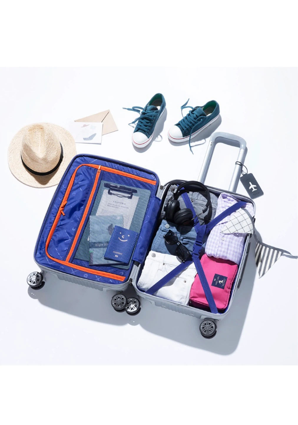Silver 24” Hardshell Spinner Suitcase - photo 4