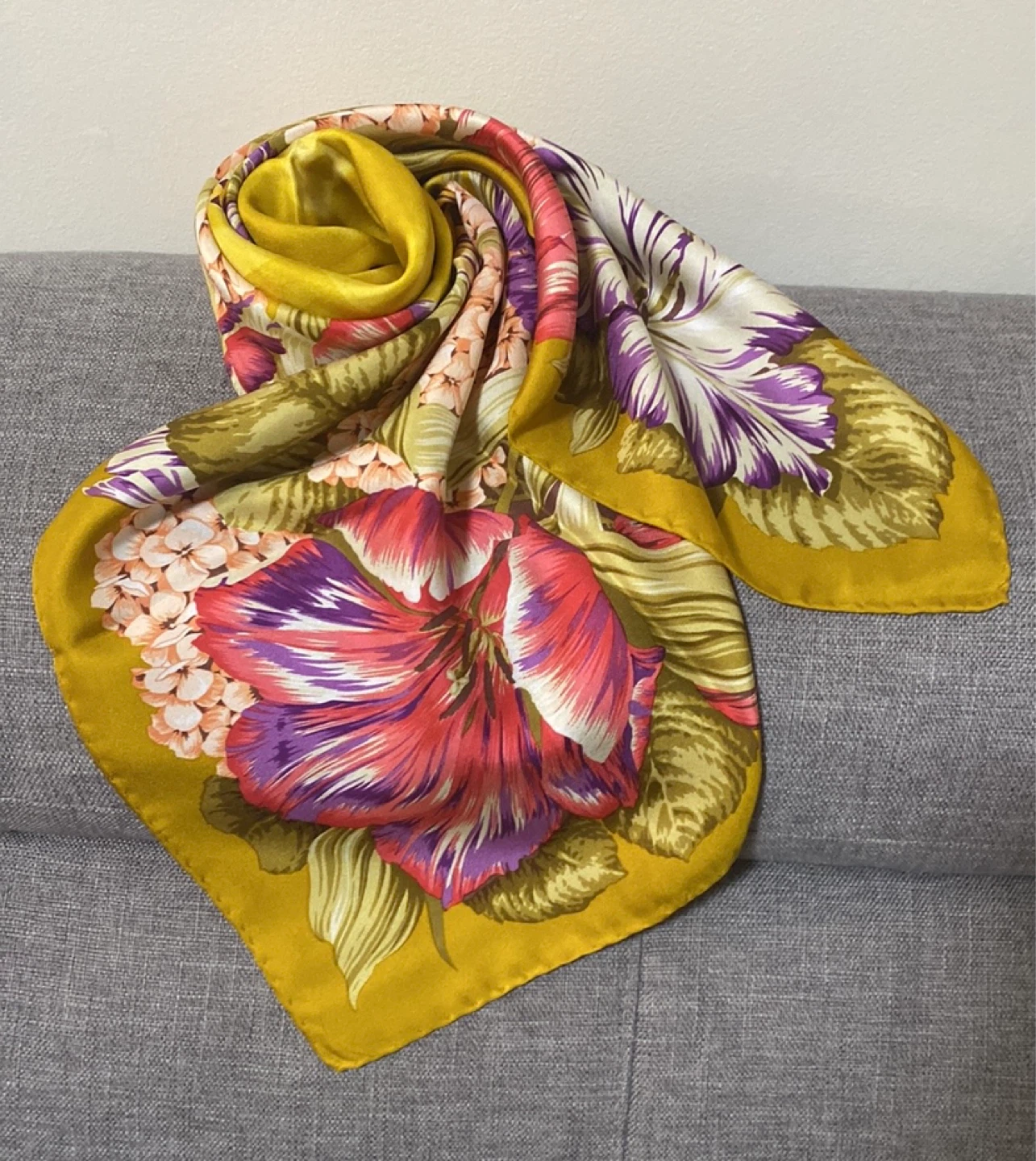 Authentic GUCCI Silk Scarf