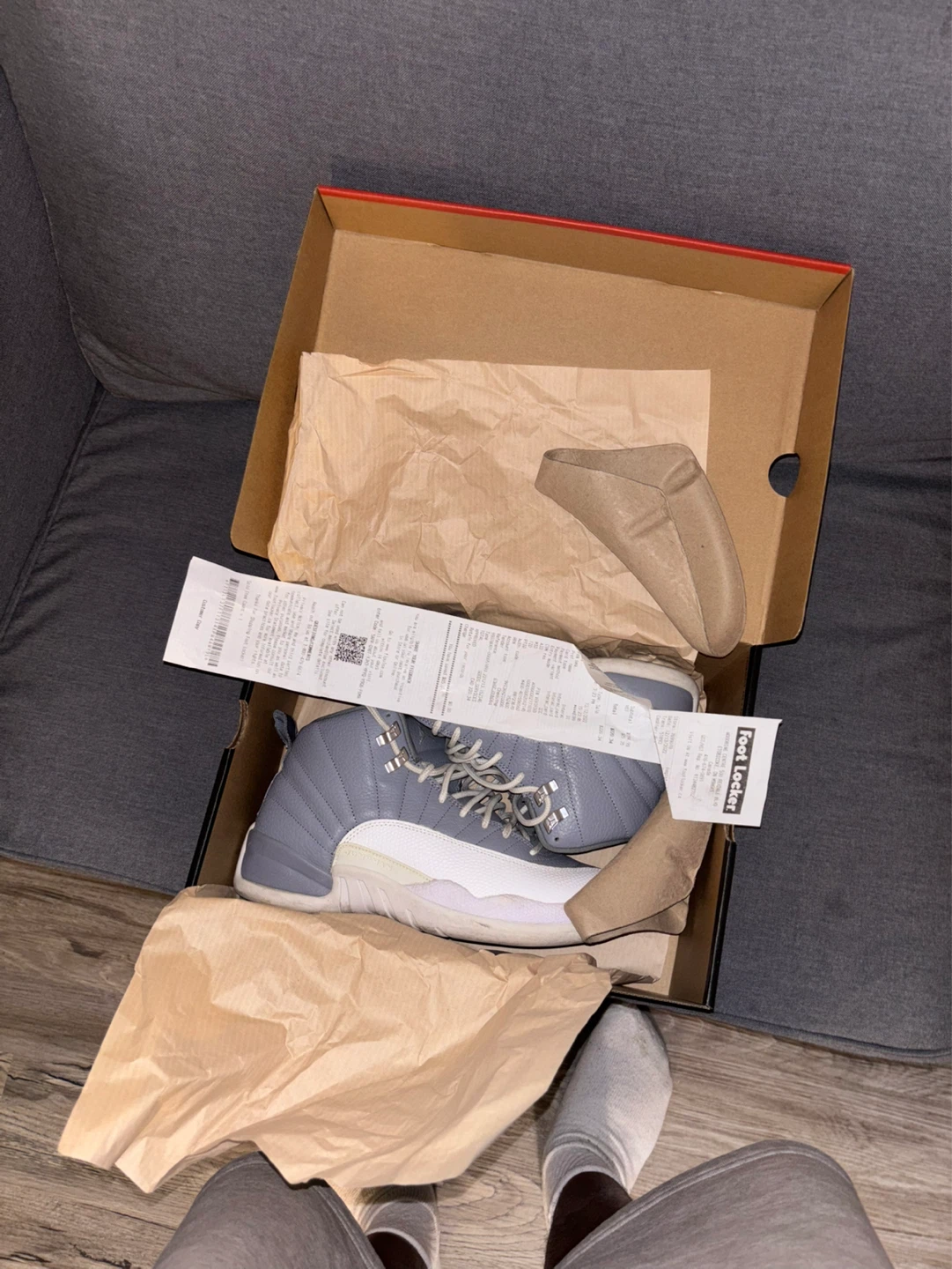 Air Jordan 12 Retro "Light Steel Grey" Men's Sneakers