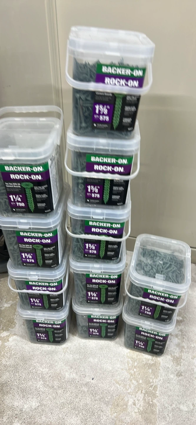 Backer-On Rock-On Screws for Cement Boards (1 5/8" - 575 count) - photo 2