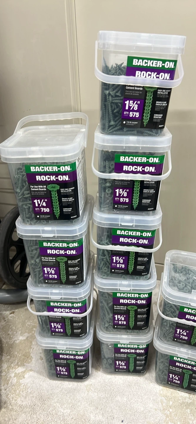 Backer-On Rock-On Screws for Cement Boards (1 5/8" - 575 count) - photo 3