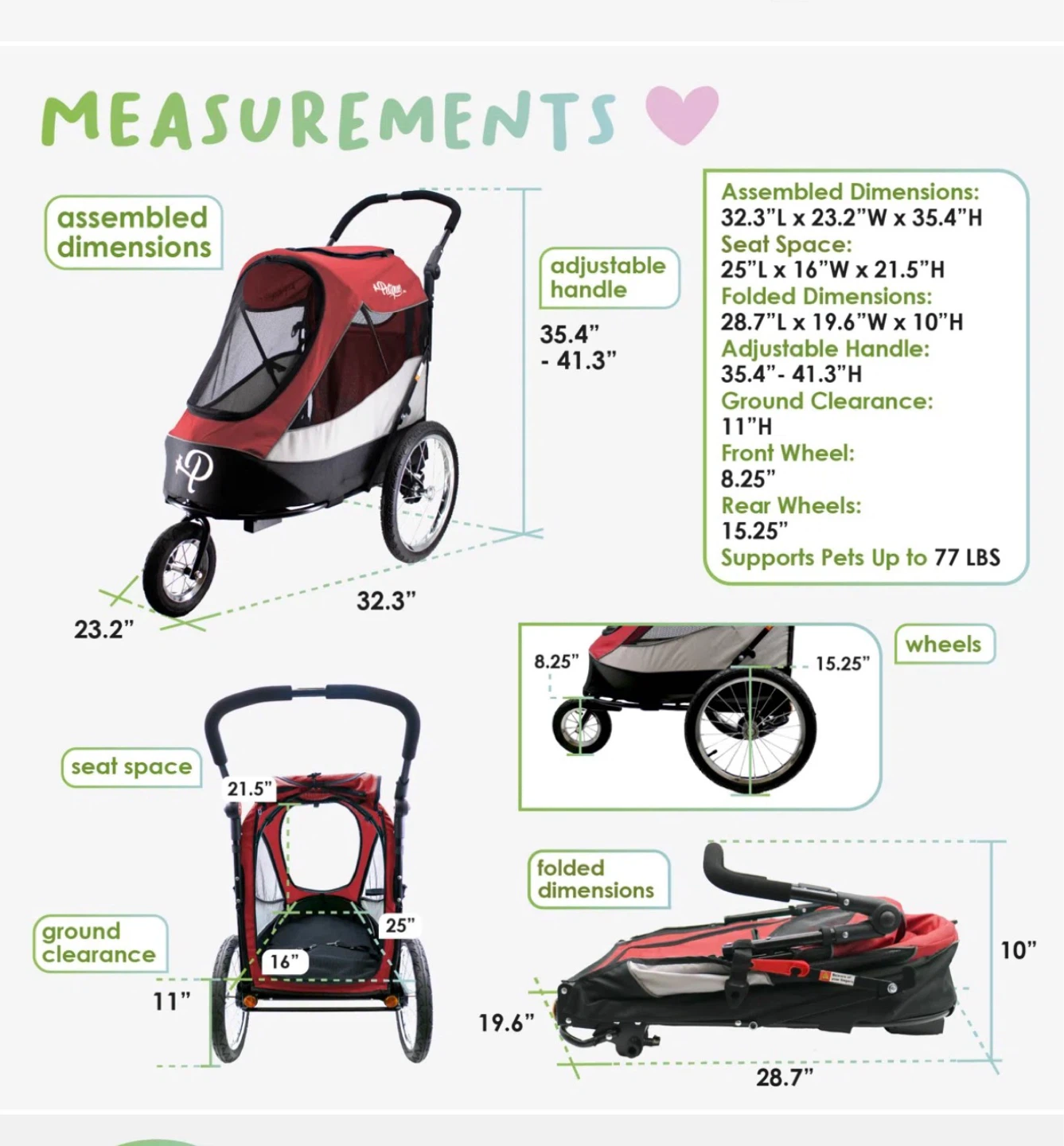 Petique Trailblazer Pet Jogger - Blue Color - photo 4