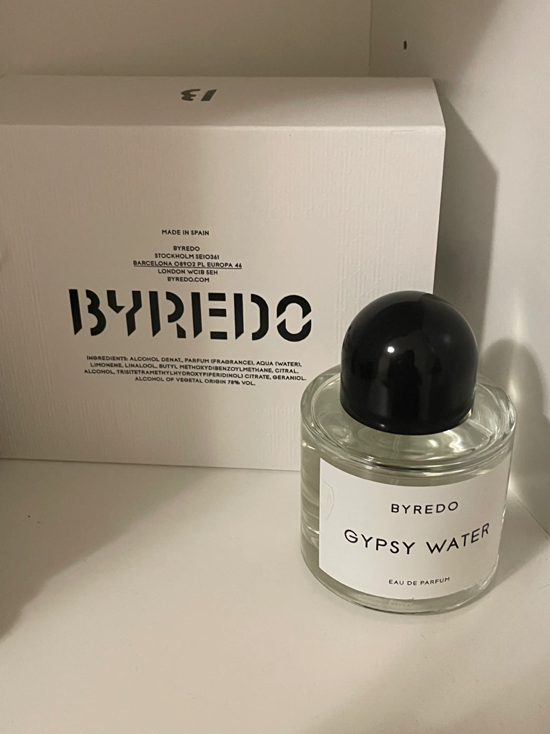 Byredo gypsy water 100ml perfume