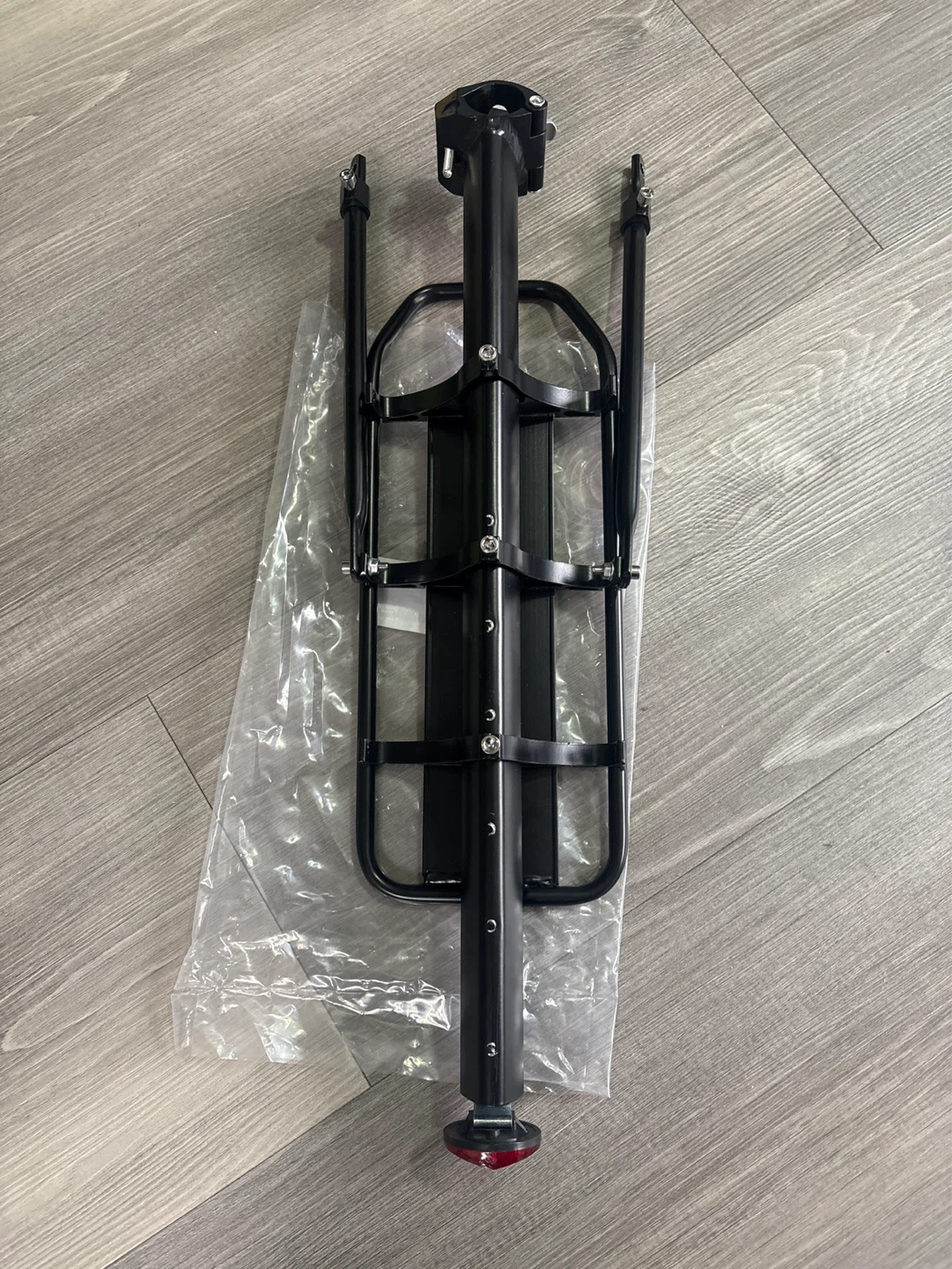 Black Bicycle Rear Rack - photo 2