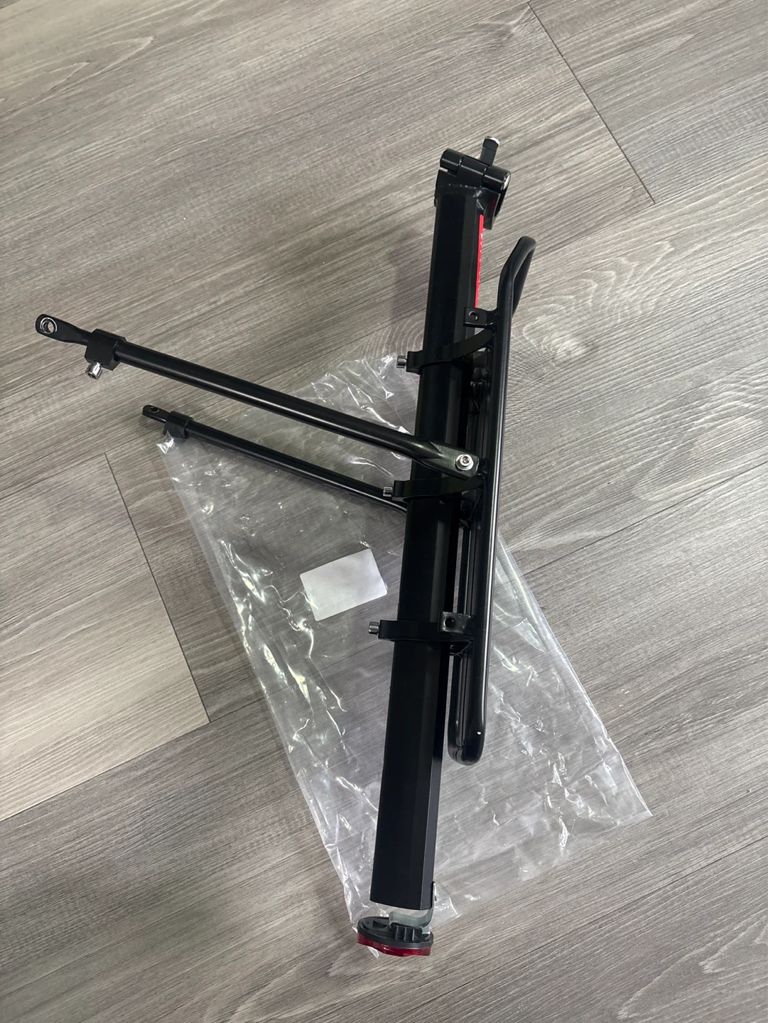 Black Bicycle Rear Rack - photo 3