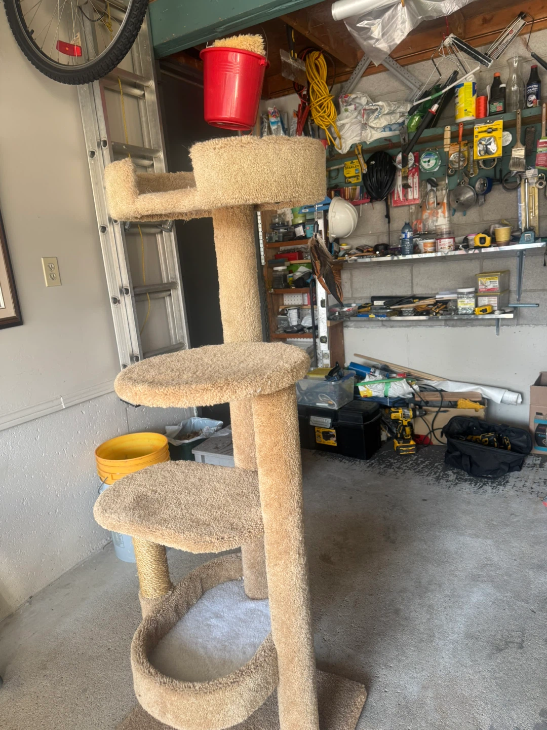 Multi-Level Cat Tree with Scratching Post