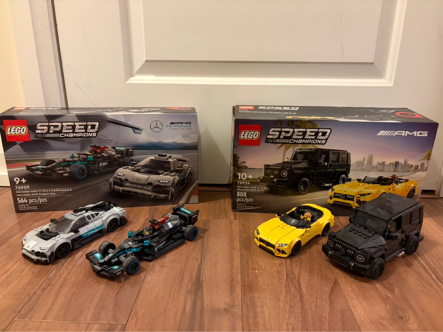 Speed Champions Lego AMG G 63, AMG SL 63, F1 W12 and Project One