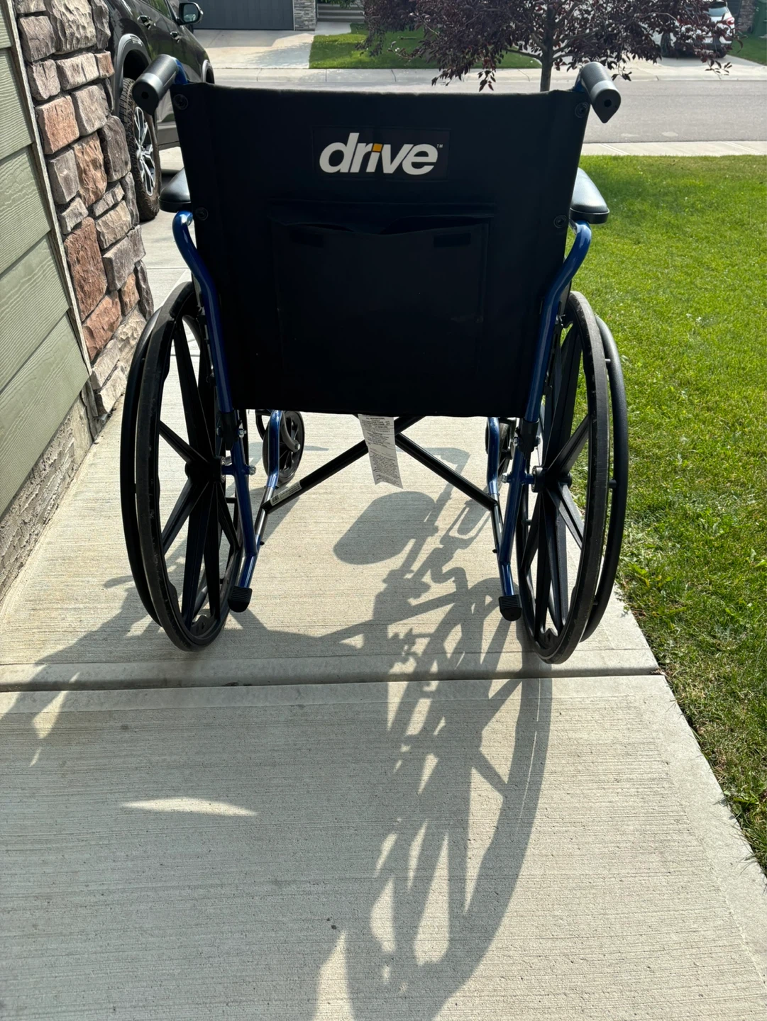 Drive Medical Blue Transport Wheelchair - photo 5