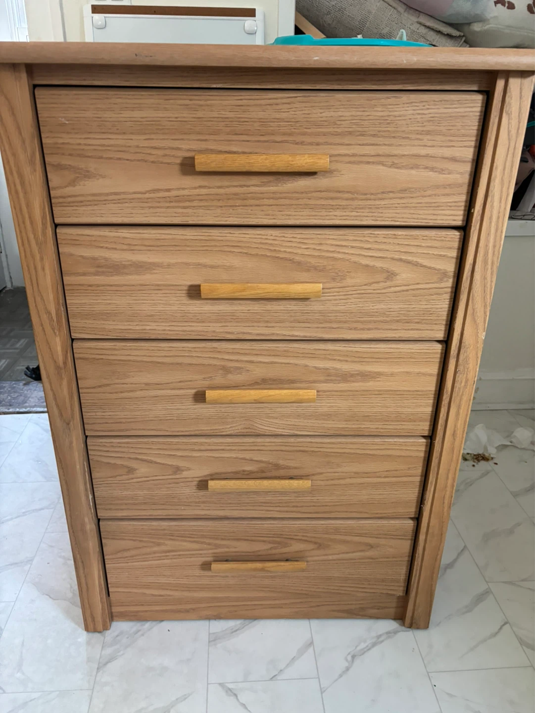 Wooden 5-Drawer Dresser - photo 2